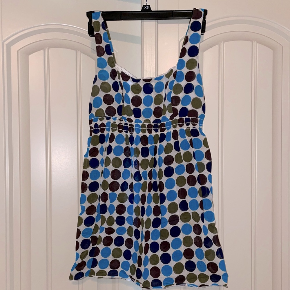 Polka dot tank top